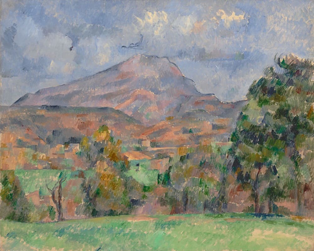 Paul Cézanne, "La montagne Sainte-Victoire", 1888-1890. Cortesía