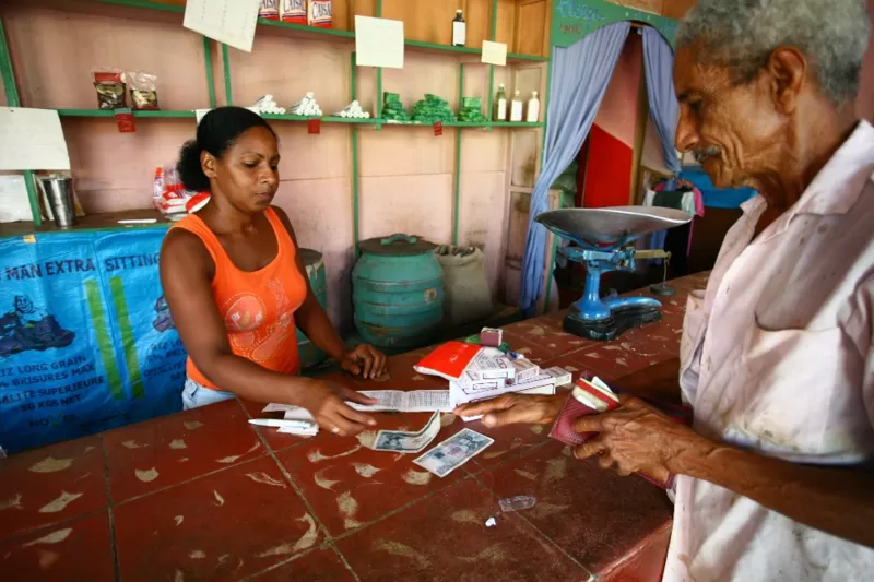 Puesto de venta en Cuba. Foto: BBC Mundo