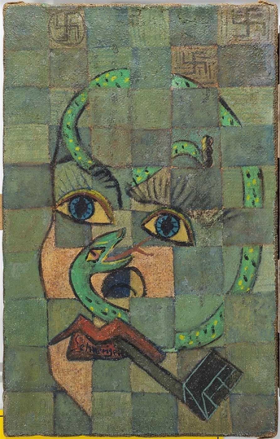 "El ojo de la serpiente", probable obra de Picasso. Cortesía