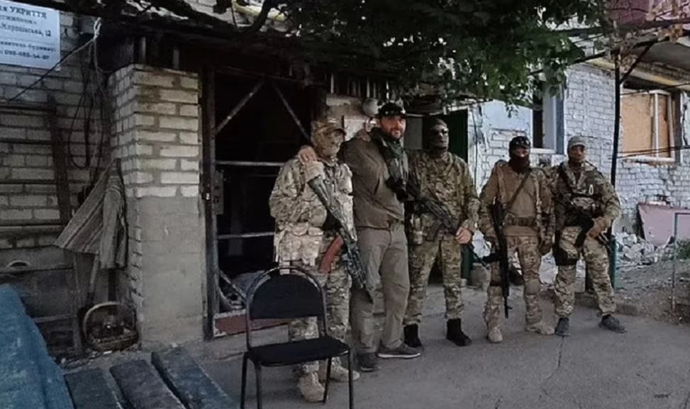 Mercenarios rusos en Popasna