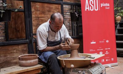 Muestra de cerámica en Pinta Sud Asu. Fotografía IPA