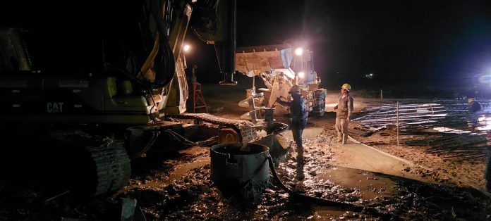 Obras del puente Bioceánico. Gentileza