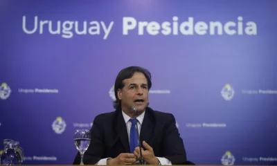 El presidente de Uruguay, Luis Lacalle Pou. Foto: Infobae