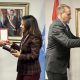 El canciller Julio César Arriola otorgó la condecoración a las embajadores de Qatar y Emiratos Árabes ante la ONU. (Foto: Cancillería)