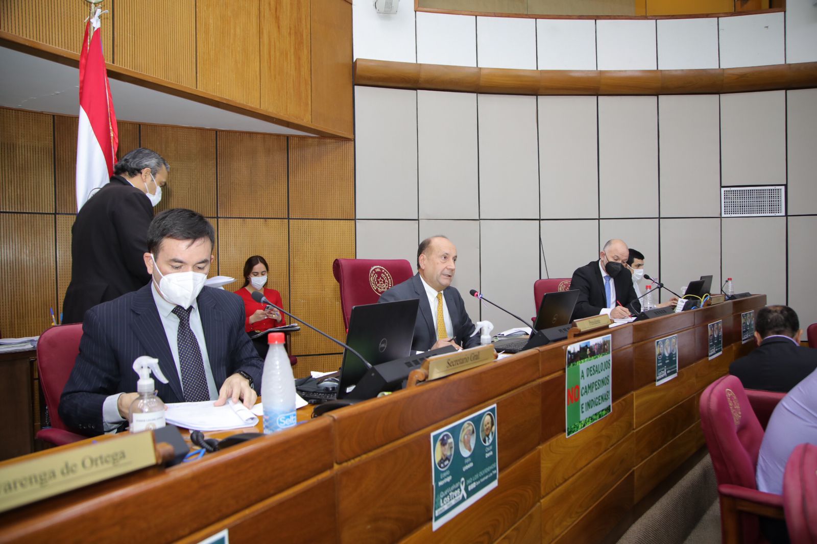 Sesión ordinaria en la Cámara de Senadores. (Foto Senado).