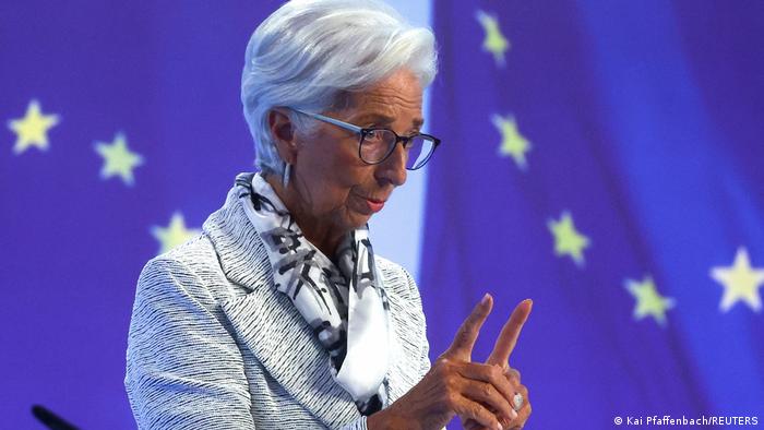 Christine Lagarde, presidenta del Banco Central Europeo. Foto: DW