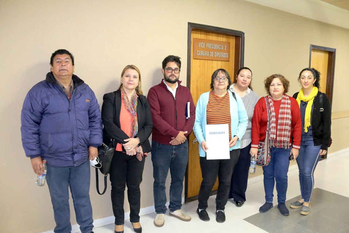 Integrantes de la Codehupy, Coordinadora de Derechos Humanos del Paraguay. Gentileza