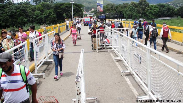 Cruce fronterizo entre Venezuela y Colombia. Foto: DW