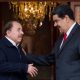 Daniel Ortega junto a Nicolás Maduro. Foto: Infobae.
