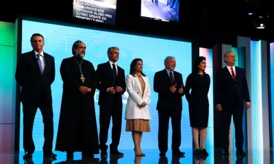 Debate presidencial en Brasil. Foto; Infobae.