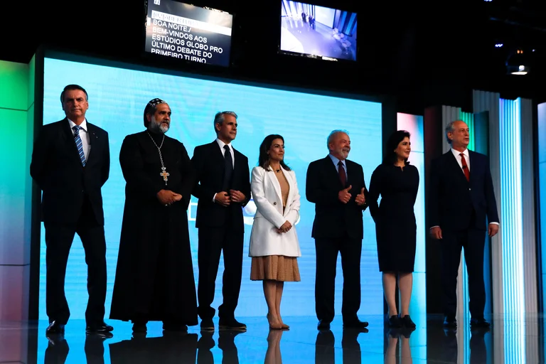 Debate presidencial en Brasil. Foto; Infobae.