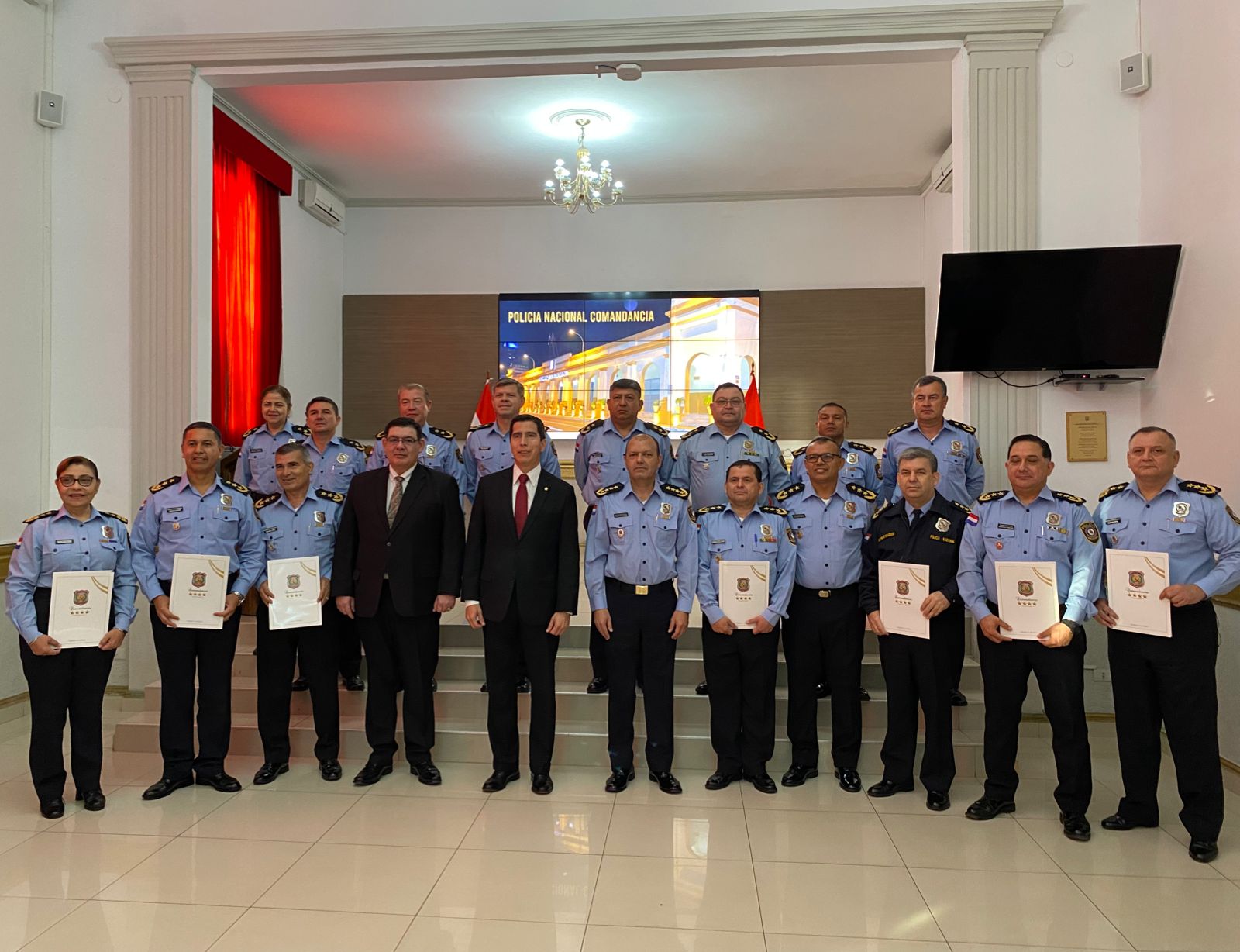 Ceremonia de designación de los directores. Foto: Policía Nacional.