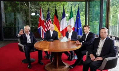 Reunión del G7. Foto: Infobae