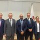 Ministros con delegación de parlamentarios europeos. Foto: Gentilez