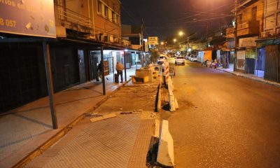 Los contenedores que estaban ubicados sobre la avenida Pettirossi, en la zona del Mercado 4, fueron desarmados en su totalidad. Foto: Juan Villalba