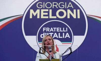 La líder de Hermanos de Italia, Giorgia Meloni. Foto: Infobae.