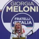 La líder de Hermanos de Italia, Giorgia Meloni. Foto: Infobae