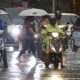 Lluvia en Taipei, Taiwán, ante la cercanía del tifón Muifa. Foto: DW.