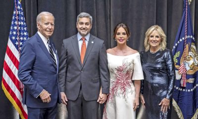 El presidente de Paraguay, Mario Abdo Benítez, se reunió con su par de Estados Unidos, Joe Biden, en Nueva York. Gentileza