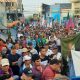 Campesinos se movilizan en Asunción. Foto: @CoordinadoraCNI