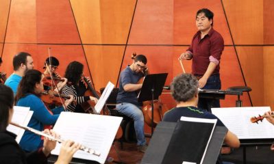 JongWhi Vakh y la Orquesta Sinfónica Nacional del Paraguay. Cortesía