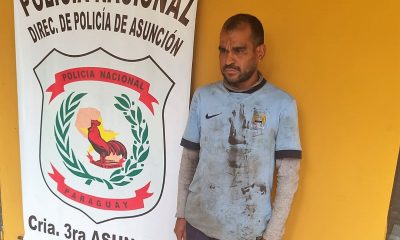 Fue detenido por la policía el presunto pirómano del Mercado 4. Foto: Gentileza.