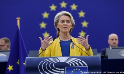Presidenta de la Comisión Europea, Ursula von der Leyen, Foto: DW.