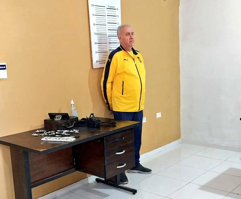Ramón González Daher, antes de ser ingresado a Tacumbú. Foto: Gentileza