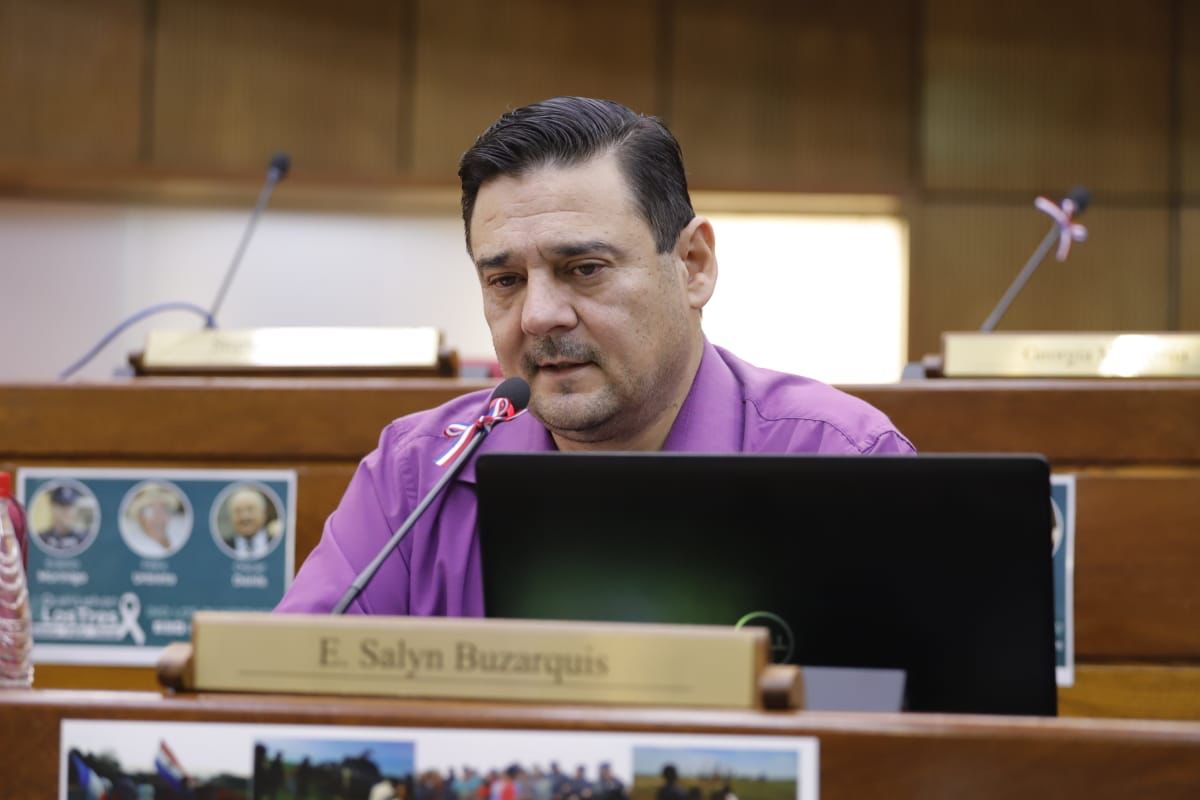 Senador Enrique Salyn Buzarquis. Foto: Senado.