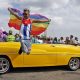 Un hombre durante una protesta contra la homofobia en La Habana, Cuba, en mayo de 2017. Foto: El País