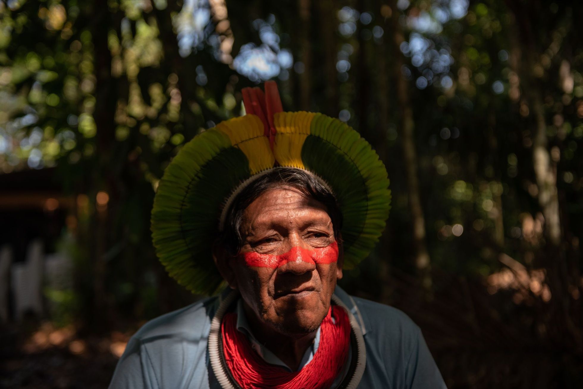 Un indígena en el Parque dos Igarapes, en Belén, Estado de Pará (Brasil). Foto: El País.