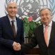 Volker Türk y Antonio Guterres. Foto: Infobae