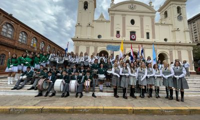 Alumnos y exalumnos celebraron con un desfile y misa en la Catedral Metropolitana. Gentileza