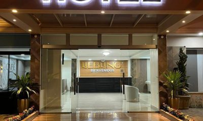 Entrada del hotel Liebling - Ciudad del Este.