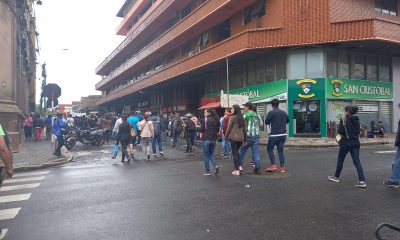 Bloqueos en varias calles por las movilizaciones. Foto. Gentileza.