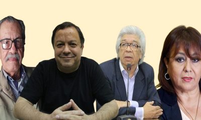 Alcibiades González Delvalle, Andrés Colmán Gutiérrez, Bernardo Neri Farina y Teresa Godoy. Cortesía