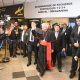 El cardenal paraguayo en el aeropuerto Silvio Pettirossi. Foto: DINAC