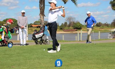 Gran repunte del golfista paraguayo Franco Fernández para quedar a 2 golpes de la punta. Gentileza