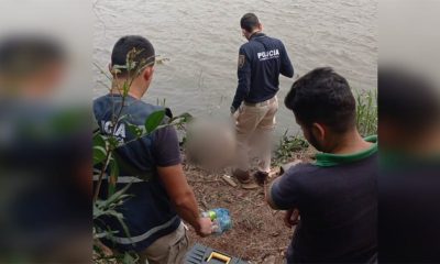 El cuerpo fue encontrado a orillas del río Monday. Foto: Gentileza