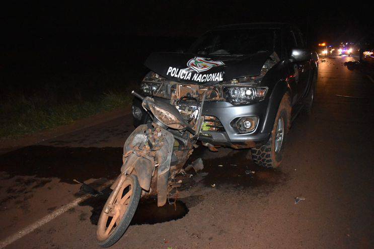 El accidente ocurrió en Amambay. Foto: Gentileza