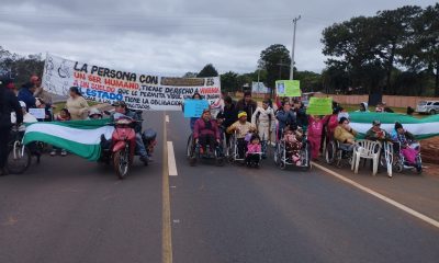 Manifestación en Ruta py02. Foto: Gentileza.