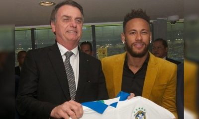 Bolsonaro y Neymar. Foto: Rosario3.com