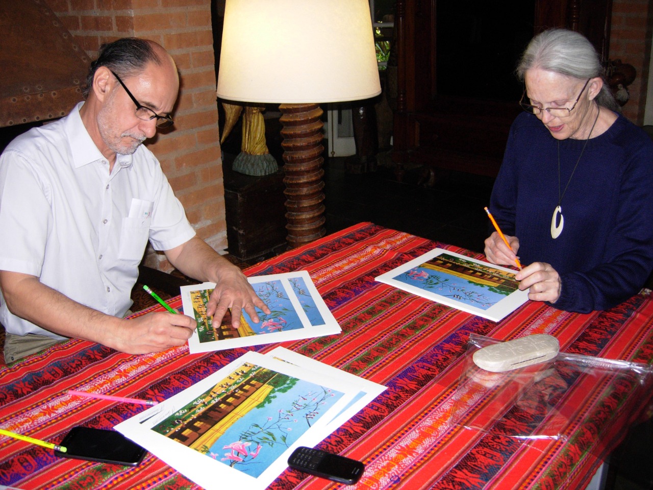 Horacio Guimaraens e Ysanne Gayet. Cortesía