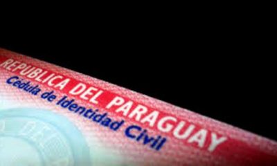 Cédula de identidad paraguaya. Foto: Gentileza