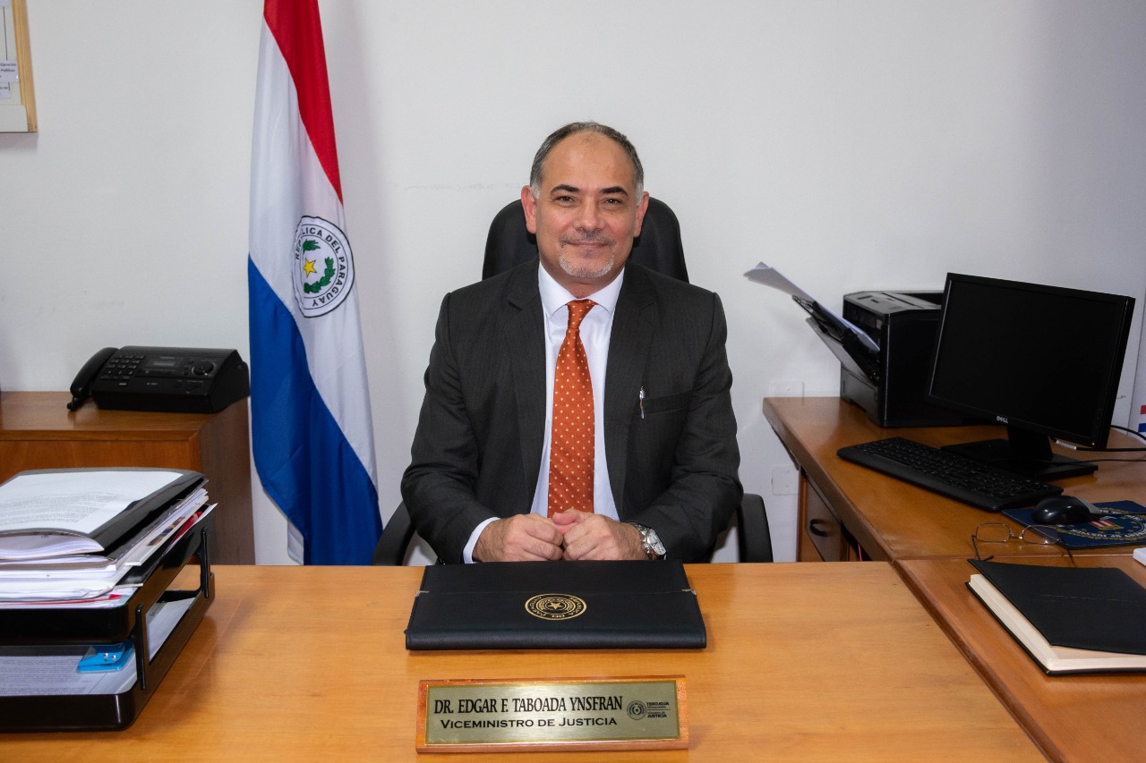 Edgar Taboada Insfrán, exministro de Justicia. Foto: Gentileza