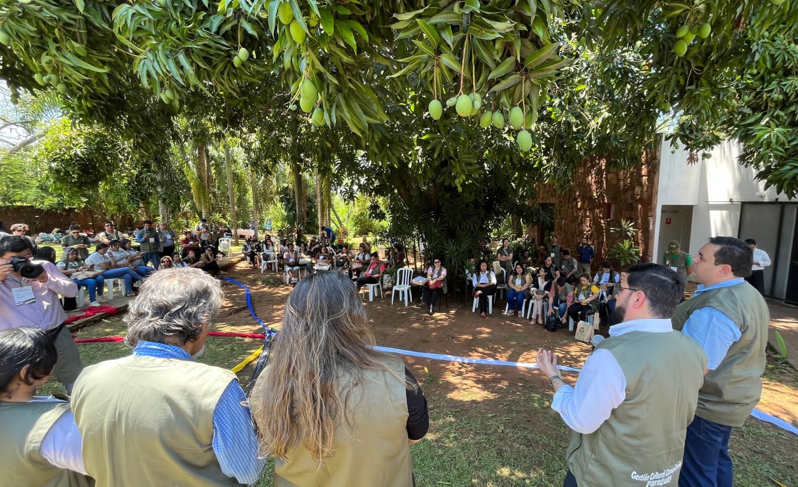 El ministro de Cultura, Rubén Capdevila, participó junto a otras autoridades, de la inauguración del encuentro. Cortesía