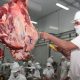 Inspección de carne para el mercado exterior. Foto: Gentileza