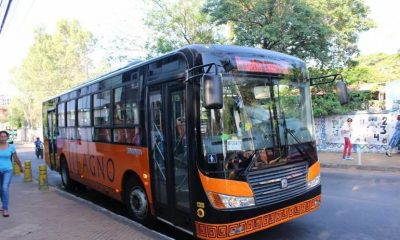 Los buses prestan servicio especial por estos días. Foto: MOPC.