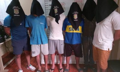 Los seis detenidos no contaban con antecedentes. Foto: Policía Nacional