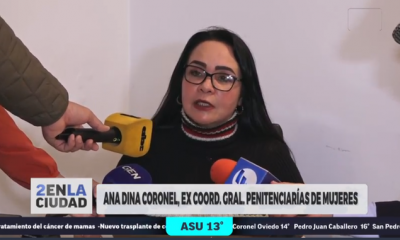 Ana Dina Coronel, excoordinadora de Establecimientos Penitenciarios. Foto: GenTV